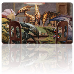 Slivers Playing Poker - Board Game MTG Playmat Games Mousepad Play Mat of TCG - Image 1