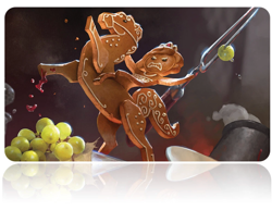SYR GINGER, THE MEAL ENDER - TCG CCG Playmat Mousepad Deskmat Board Game Mat Pad - Image 1