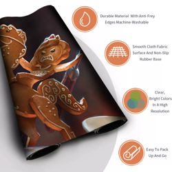 SYR GINGER, THE MEAL ENDER - TCG CCG Playmat Mousepad Deskmat Board Game Mat Pad - Image 3