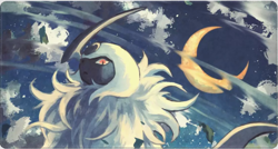 Absol - Board Game Pokemon Playmat Games Mousepad Play Mat of TCG 2518 - Image 1