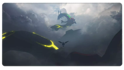 Rayquaza - Pokemon Board Game HD Playmat Game Mousepad Play Mat of TCG 115058 - Image 1
