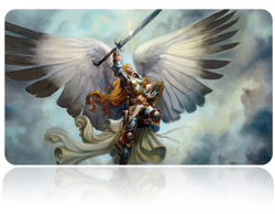 Serra Angel - Playmat TCG CCG Playmat | Mousepad Deskmat Board Game Pad - Image 1