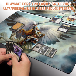 Serra Angel - Playmat TCG CCG Playmat | Mousepad Deskmat Board Game Pad - Image 3