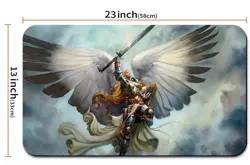Serra Angel - Playmat TCG CCG Playmat | Mousepad Deskmat Board Game Pad - Image 4