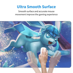 Board Game Pokemon Glaceon Playmat Games Mousepad Play Mat of TCG 114596 - Image 4