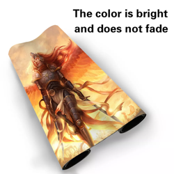 Aurelia, Angel Warrior - Board Game Playmat Mousepad Playmat of TCG CCG Deskmat - Image 4