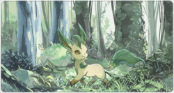 Leafeon - Board Game Pokemon Playmat Games Mousepad Play Mat of TCG 2464 Deskmat - Image 1