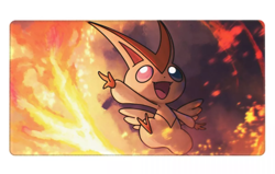 Board Game Pokemon Victini Playmat Games Mousepad Play Mat of TCG 114585 - Image 1