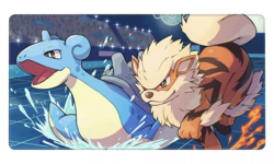 Board Game Pokemon Arcanine Playmat Games Mousepad Play Mat of TCG 114593 - Image 1