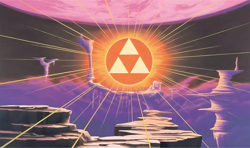Old School Zelda TCG Playmat - Large Mousepad | Yugioh TCG | Pokemon TCG | MTG - Image 1