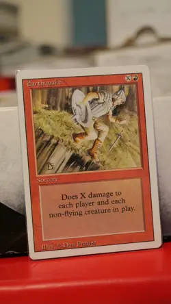 Earthquake - Revised (3ED) 1994 - MTG Magic the Gathering - Rare - Image 1