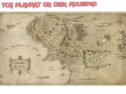 Middle Earth Lord of the Rings TCG Mat or Mousepad LOTR Mat - Image 1