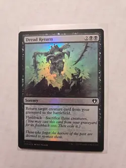 Dread Return (Foil) - Commander Masters - LP - Common - Sorcery - Image 1
