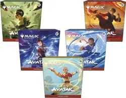 MTG Magic Avatar The Last Airbender Set of 5 Prerelease Packs FACTORY SEALED - Image 1