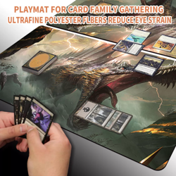Elder Dinosaur - Deskmat Pad Playmat TCG CCG Playmat Mousepad - Image 4