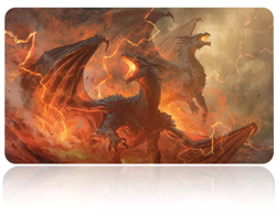 RITE OF THE DRAGONCALLER - TCG CCG Playmat Mousepad Desk Mat Board Game Pad - Image 1