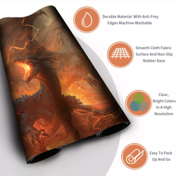 RITE OF THE DRAGONCALLER - TCG CCG Playmat Mousepad Desk Mat Board Game Pad - Image 4