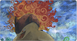 Typhlosion - Board Game Pokemon Playmat Games Mousepad Play Mat of TCG 226089 - Image 1