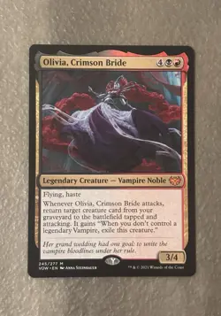 MTG ** Olivia, Crimson Bride ** Innistrad: Crimson Vow ( VOW ) - Image 1