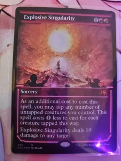 MTG Explosive Singularity - Soft Glow Showcase (NEO) (Foil) - Image 1