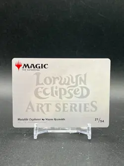 Mutable Explorer 21/54 MTG Lorwyn Eclipsed Art Series Card - Image 2