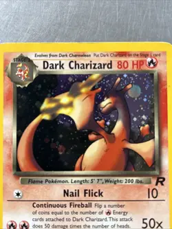 Dark Charizard 4/82 Team Rocket 2000 Holo Pokemon Card - Image 3