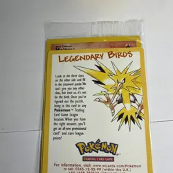 💎 MINT FACTORY SEALED 🔥 Black Star Promo Moltres 21 🔥 Vintage WoTC Pokemon - Image 2