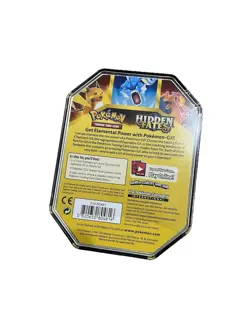 Pokemon TCG Hidden Fates Gyarados GX Tin Factory Sealed * $20 OFF CODE OCTCARDS* - Image 3