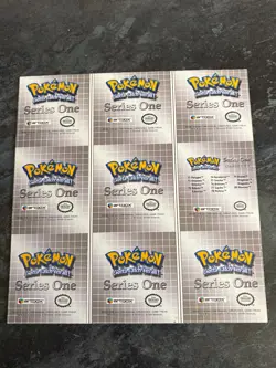 Pokemon Rare 1999 Artbox Lenticular Full Set Cards Uncut Sheets Excellent - Image 2