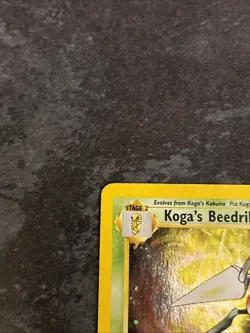 Kogas Beedrill 9/132 Holo Pokemon Card -Gym Challenge-Good Condition - Image 4