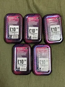 Pokemon TCG: Mega Evolutions Mini Tins x5 (Full Art Set) - NEW & FACTORY SEALED - Image 3