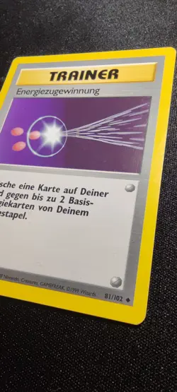Pokemon Energiegewinnung 81/102 ✨ 1. Edition Basis Set Deutsch 🇩🇪 Near Mint - Image 3
