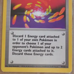 Super Energy Removal 79/102 Rare Non-Holo Base Set Pokemon Trainer LP/MP - Image 3