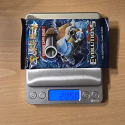 Pokemon TCG XY Evolutions Booster Pack Heavy 20.40g Brand New Sealed Blastoise - Image 1