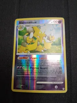 Pokemon Alakazam Mysterious Treasures Holo 2/123 MP Fast Ship - Image 1