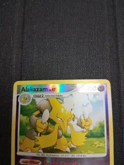 Pokemon Alakazam Mysterious Treasures Holo 2/123 MP Fast Ship - Image 3