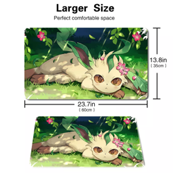 789985 - Board Game Pokemon Leafeon Playmat Games Mousepad Play Mat of TCG - Image 2