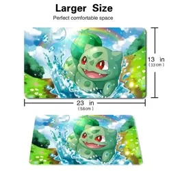370603 - Board Game Pokemon Bulbasaur Playmat Games Mousepad Play Mat of TCG - Image 2