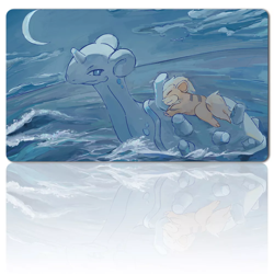 144106 - Board Game Pokemon Lapras Playmat Games Mousepad Play Mat of TCG - Image 1