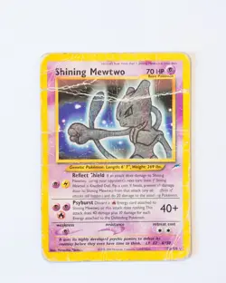 Pokemon Shining Mewtwo 109/105 Neo Destiny Holo Rare - Image 3