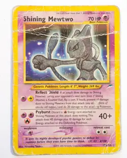 Pokemon Shining Mewtwo 109/105 Neo Destiny Holo Rare - Image 4