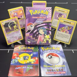 Sabrina Theme Deck Gym Heroes Pokemon TCG 1999 Preowned NM LP + Alakazam Holo - Image 1