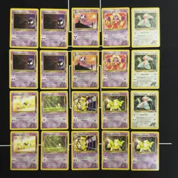 Sabrina Theme Deck Gym Heroes Pokemon TCG 1999 Preowned NM LP + Alakazam Holo - Image 4