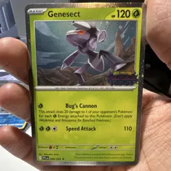 Pokemon Genesect Best Buy Promo Cosmos Holo 008/094 Phantasmal Flames 120 HP - Image 1