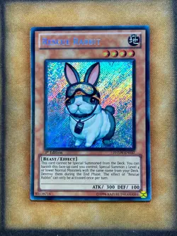 Yugioh Rescue Rabbit PHSW-EN037 Secret Rare 1st Ed EURO PRINT NM - Image 1