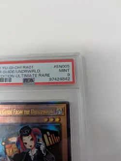 YU-GI-OH! Tour Guide From The Underworld RA01-EN005 Prismatic UltimateRare PSA 9 - Image 2