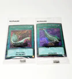 x2 Yu-Gi-Oh! Harpie's Feather Duster EDC1-EN001 Quarter Century Secret Rare - Image 1