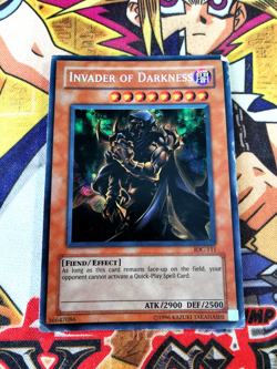 Invader of Darkness ioc-111 Unltd Ed (HP) Secret Rare Yu-Gi-Oh! - Image 1