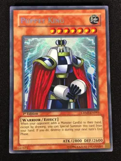 Yugioh Puppet King CRMS-EN093 1st Secret (NM) - Image 1
