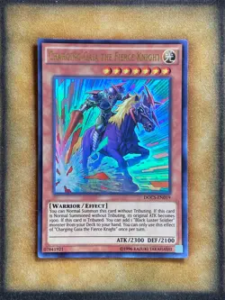 Yugioh Charging Gaia the Fierce Knight DOCS-EN019 Ultra Rare NM - Image 1